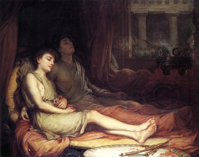 Sleep and His Half Brother Death by John William Waterhouse